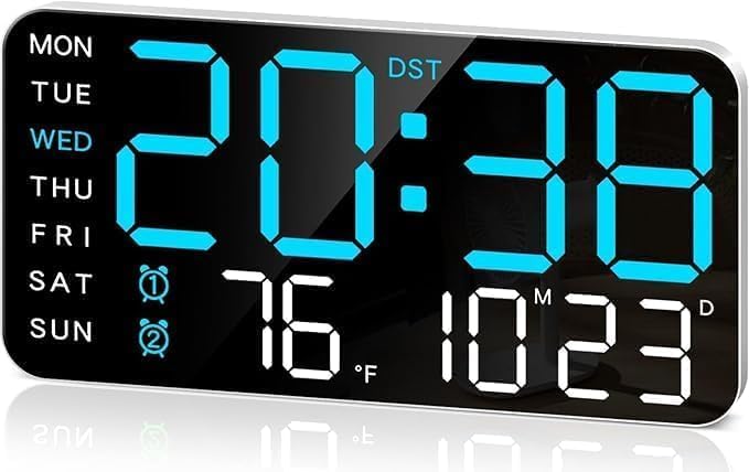 LED Digital Wall Clock