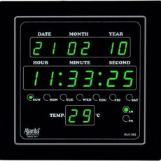 Ajanta Abstract Digital LED Wall Clock
