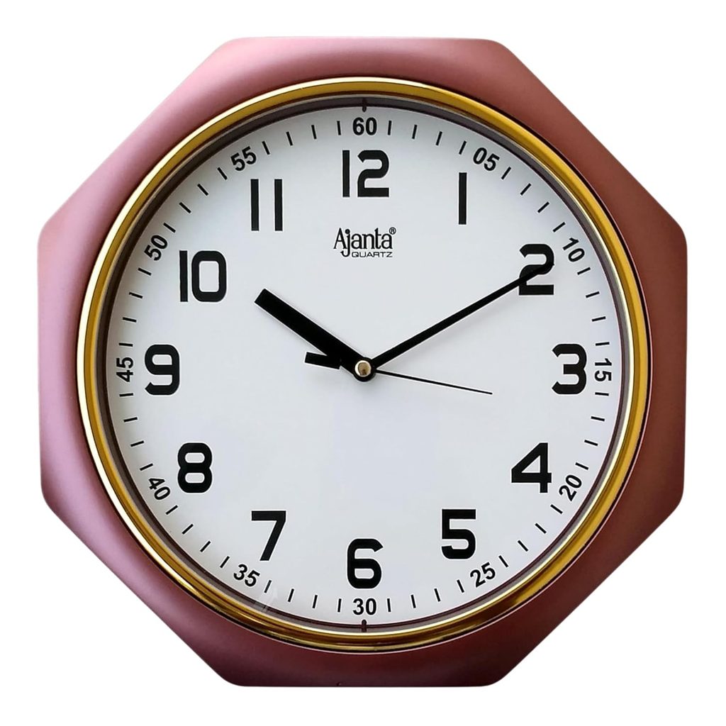 Ajanta Wall Clock – Modern Octagonal Design