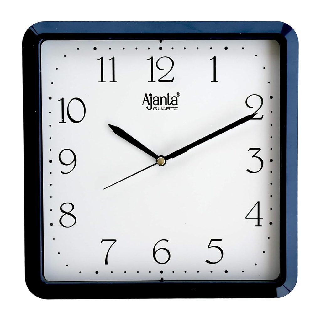 Ajanta Wall Clock: Plastic Step Movement Wall Clock