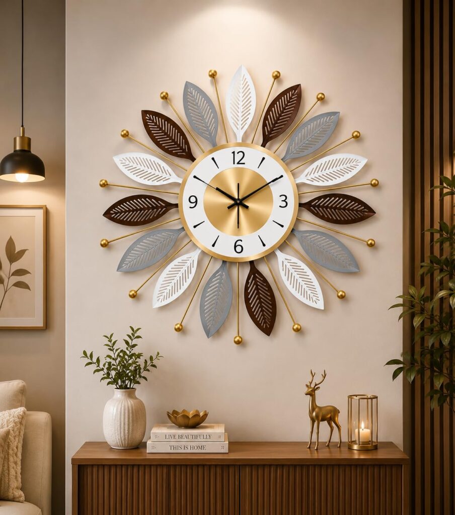 Where to Hang Wall Clock in Living Room