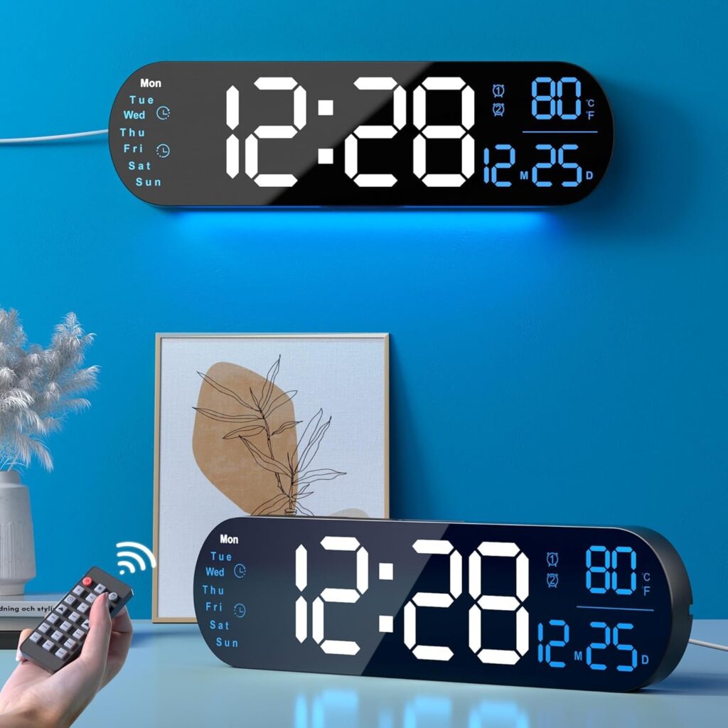 Digital vs Analog Wall Clock