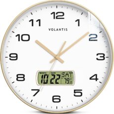 Voltanis 12 Inch Silent Wall Clock
