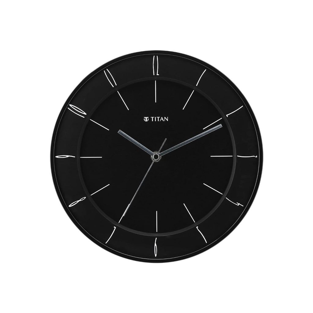 Titan Wall Clock – Contemporary Design with Domed Glass